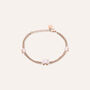 Bracciale Lady Sweet Acciaio Rosa Cristallo