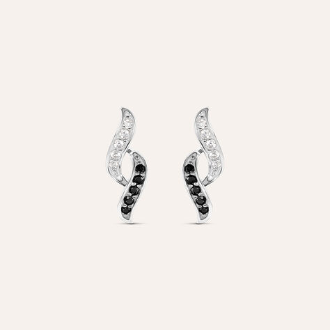 Orecchini Lobo Silver Shine Argento Rodiato Cubic Zirconia - Orecchini a Lobo Donna | Stroili