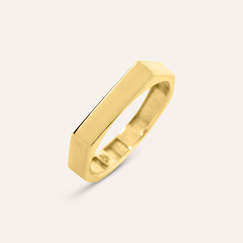 Anello Fedina L'homme Or Oro Giallo - Fedine Uomo | Stroili