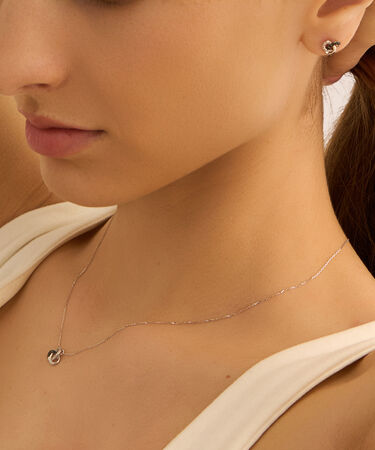 Collana Sophia Oro Bianco Diamante