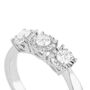 Anello Trilogy Diamotion Oro Bianco Diamante