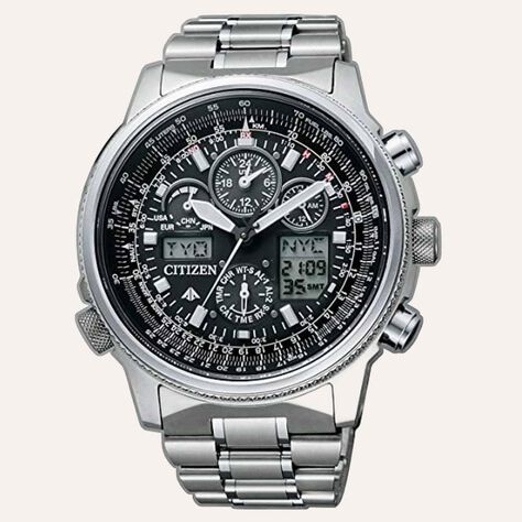 Orologio Eco Drive Citizen Radiocontrollato Jy8020-52e - Orologi Cronografo Uomo | Stroili