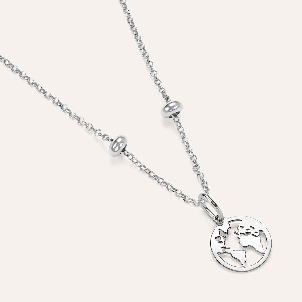 Pendente Love Beats Argento Rodiato