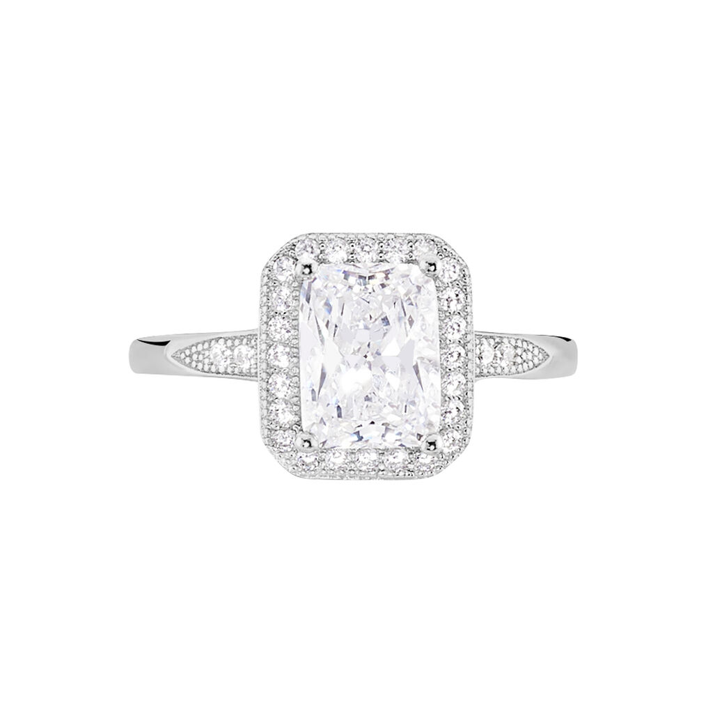 Anello Silver Elegance Argento Rodiato Cubic Zirconia - Anelli con Pietre Donna | Stroili