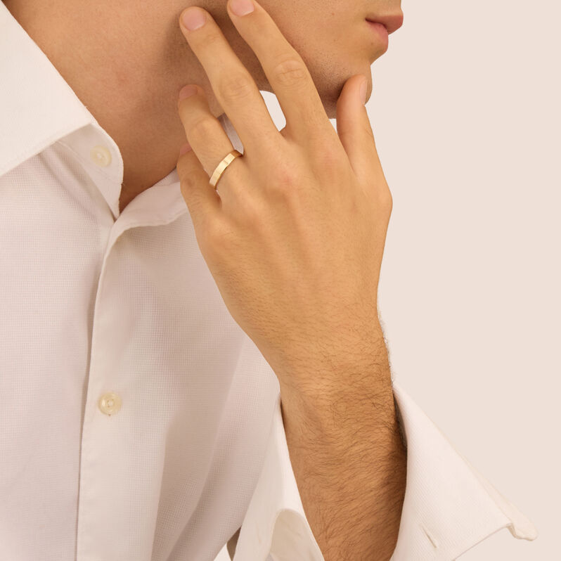 Fede Classica 4.5 mm Oro Giallo - Anelli con Incisione Uomo | Stroili