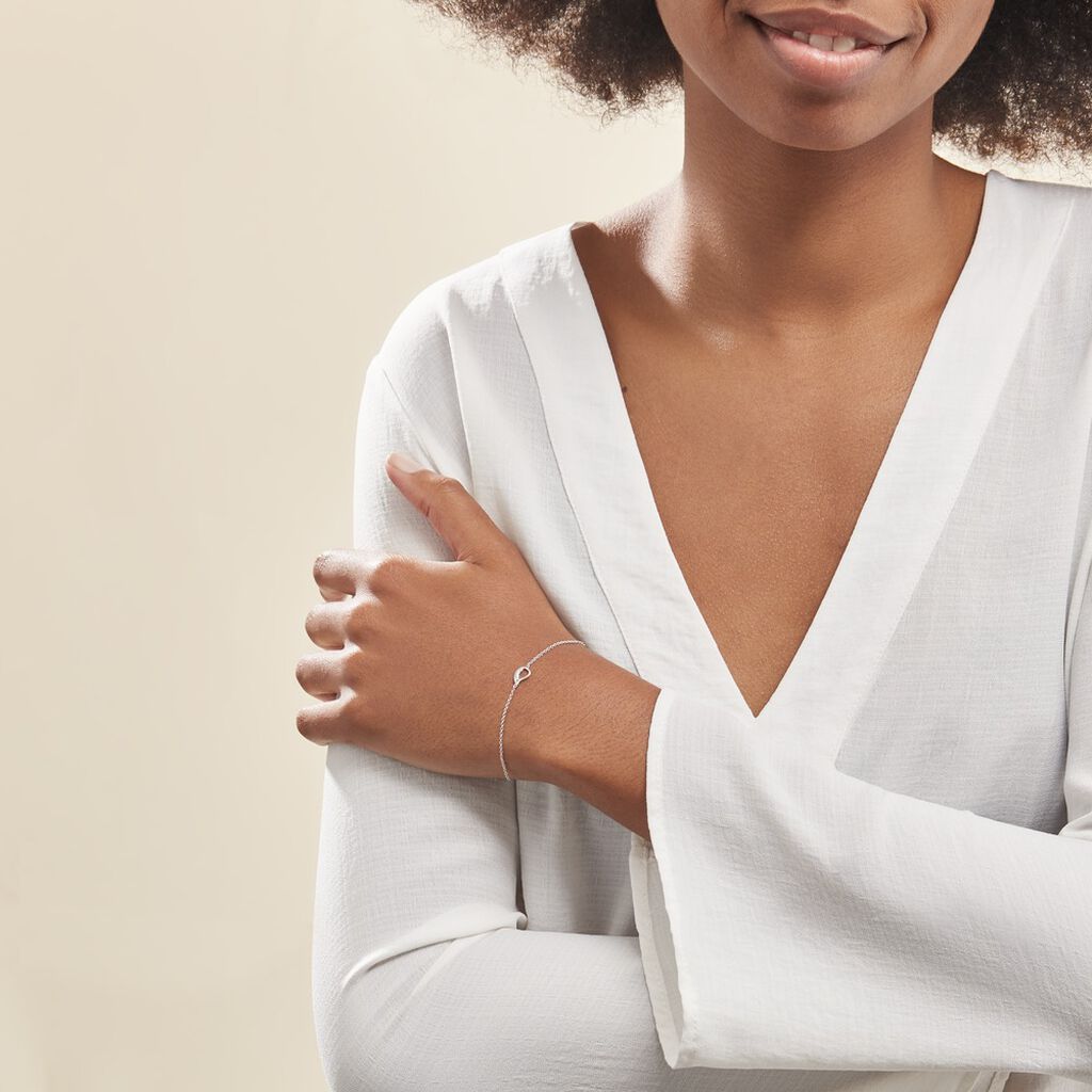 Bracciale Silver Elegance Argento Rodiato Cubic Zirconia