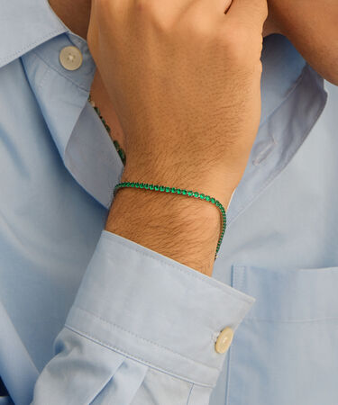 Bracciale Man Code Acciaio Cristallo