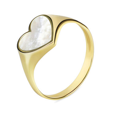 Anello Chevalier Beverly Oro Giallo Madreperla