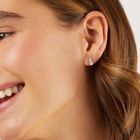 Orecchini Pendenti Trilogy Claire Oro Giallo Cubic Zirconia - Orecchini Pendenti Donna | Stroili