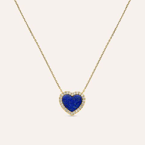 Collana Beverly Oro Giallo Lapislazzuli Cubic Zirconia - Collane Donna | Stroili