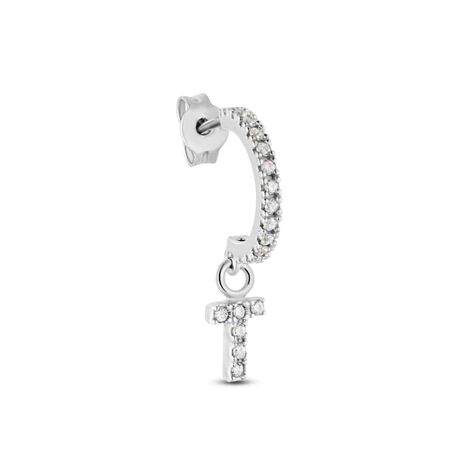 Mono Orecchino A Cerchio Silver Moments Argento Rodiato Cubic Zirconia - Mono Orecchino Donna | Stroili