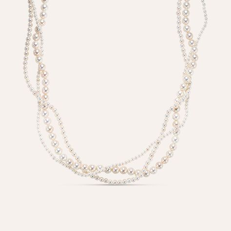 Collana Silver Pearls Argento Rodiato Perla sintentica - Collane Donna | Stroili