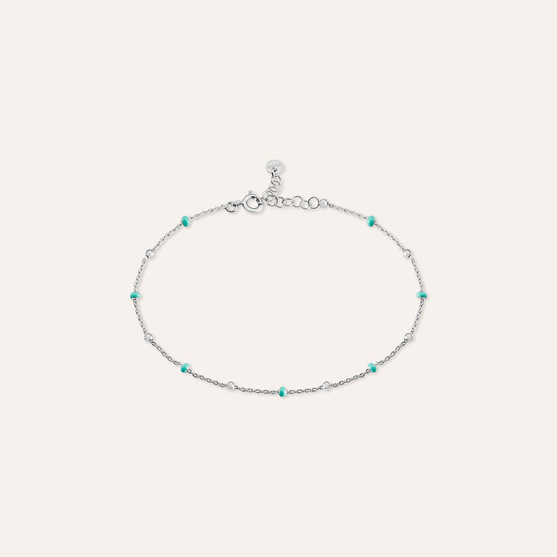 Cavigliera Silver Collection Argento Rodiato Pietra sintetica - Cavigliere Donna | Stroili