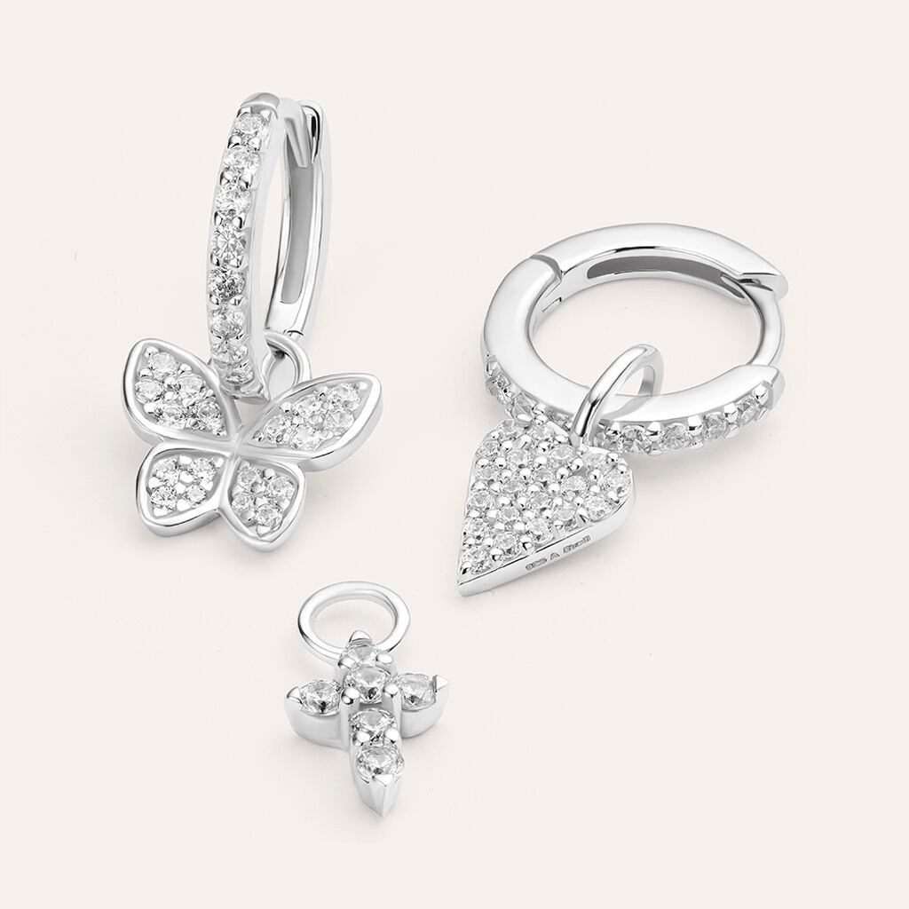 Charm Silver Moments Argento Rodiato Cubic Zirconia