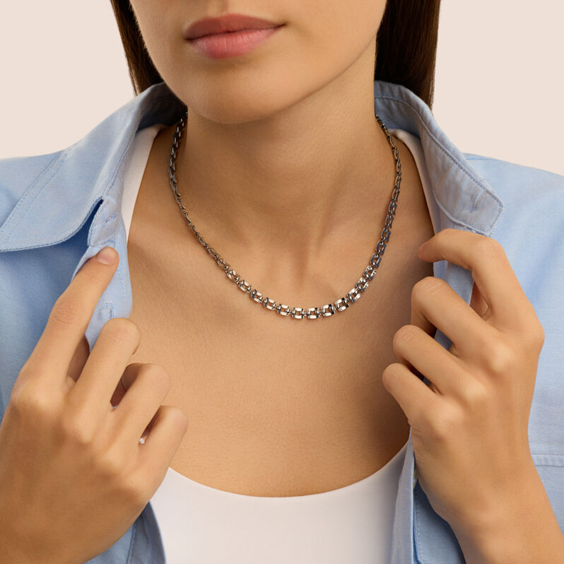 Collana Panther Chain Moonlight Acciaio - Collane Donna | Stroili