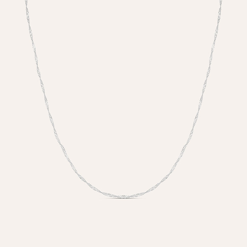 Catenina Po&egrave;me Oro Bianco - Catenina Donna | Stroili