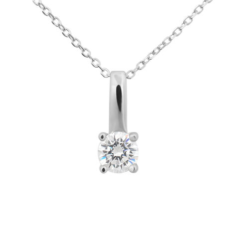 Collana Punto Luce Silver Elegance Argento Rodiato Cubic Zirconia - Collane Punto Luce Donna | Stroili