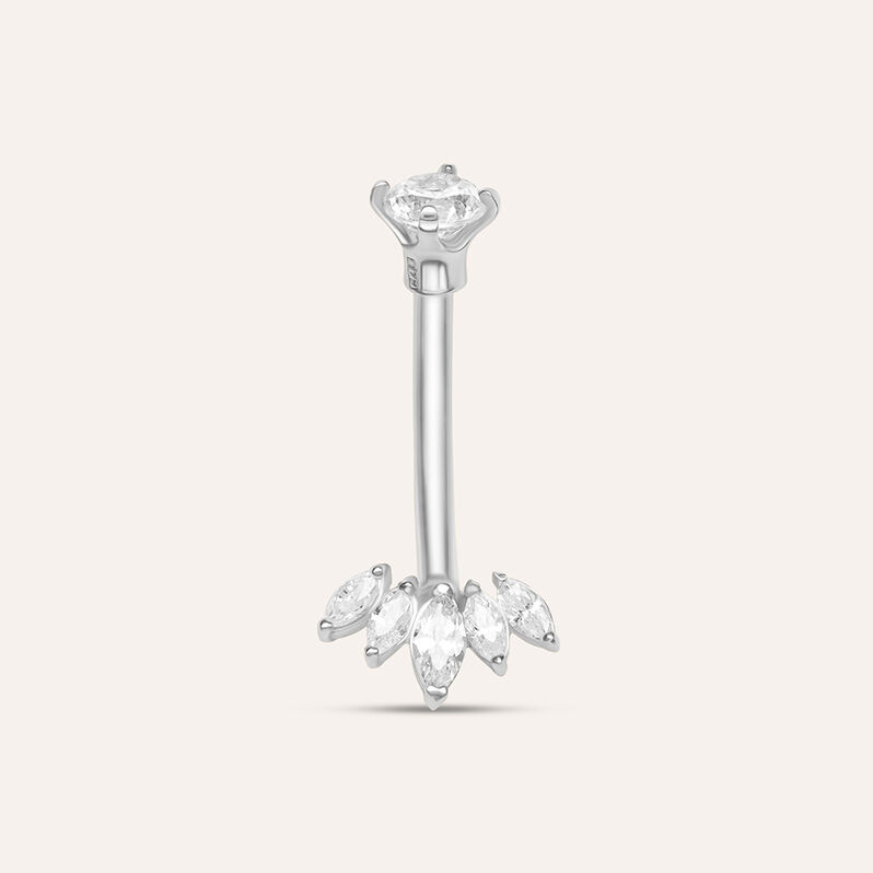 Piercing Ombelico Bon Ton Oro Bianco Cubic Zirconia - Gioielli Donna | Stroili