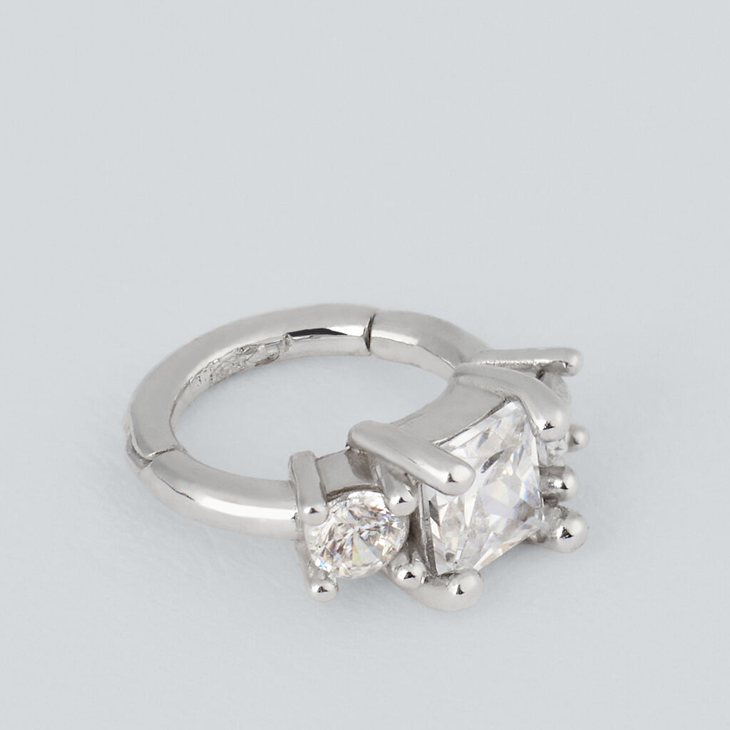 Piercing Orecchio Helix Bon Ton Oro Bianco Cubic Zirconia - Piercing Orecchio Donna | Stroili