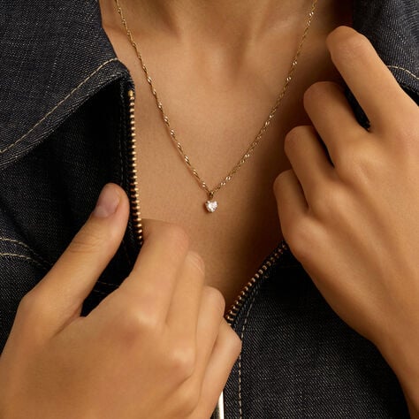 Pendente Punto Luce Poème Oro Giallo Cubic Zirconia - Ciondoli Donna | Stroili