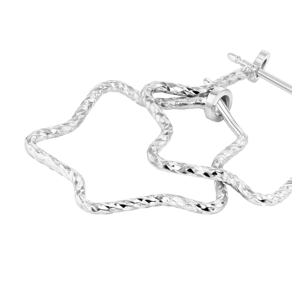 Orecchini A Cerchio Silver Collection Argento Rodiato - Orecchini a Cerchio Donna | Stroili