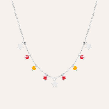 Collana Silver Collection Argento Rodiato Pietra sintetica