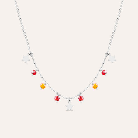 Collana Silver Collection Argento Rodiato Pietra sintetica - Collane Donna | Stroili