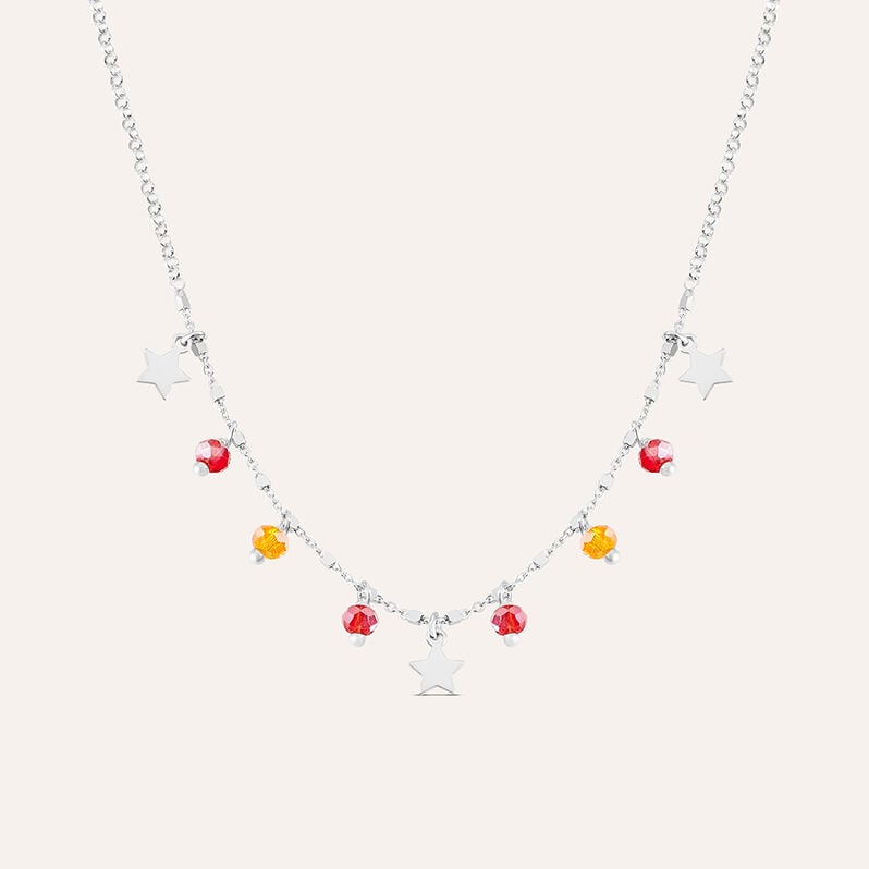 Collana Silver Collection Argento Rodiato Pietra sintetica - Collane Donna | Stroili