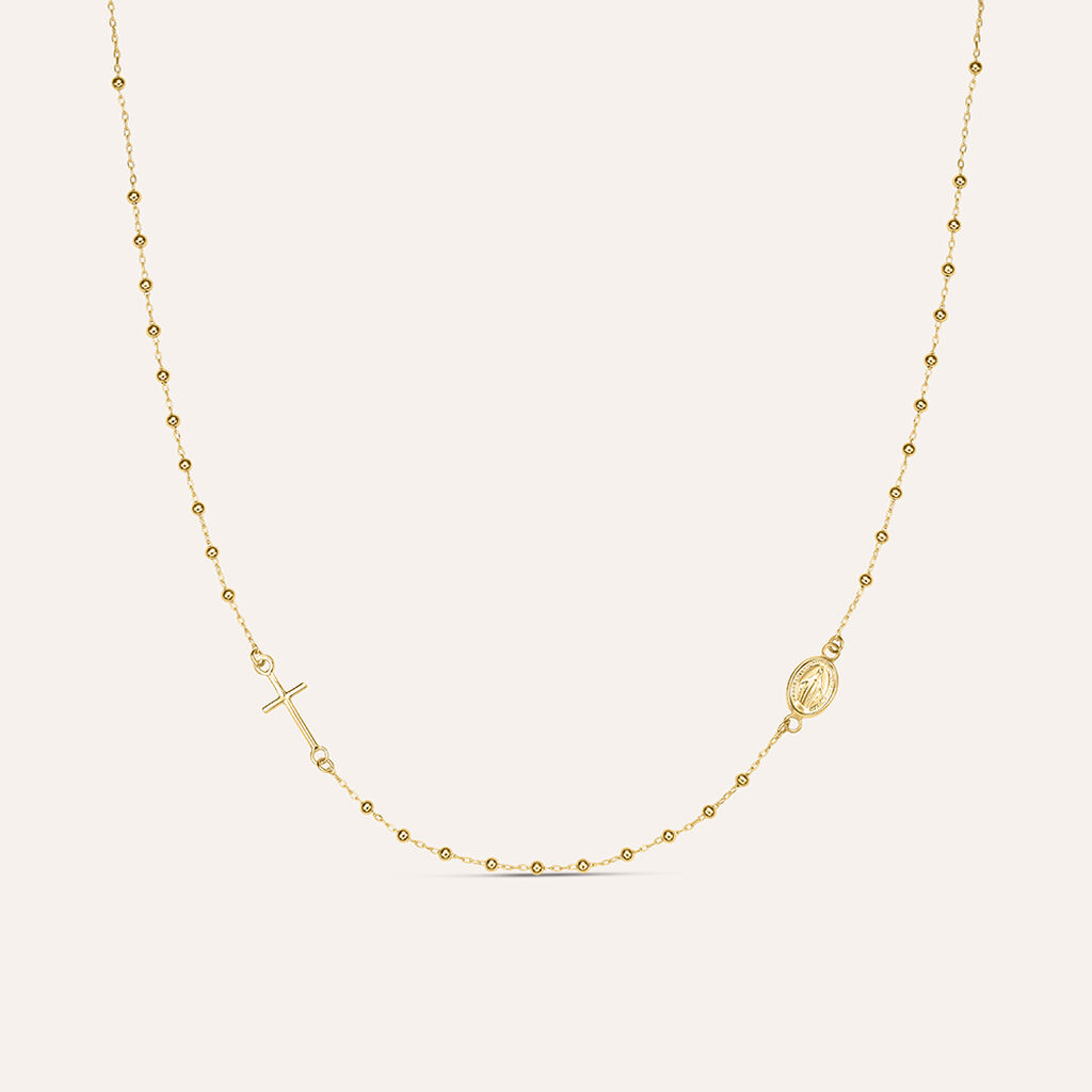 Collana Rosario Holy Oro Giallo - Collane Rosario Donna | Stroili
