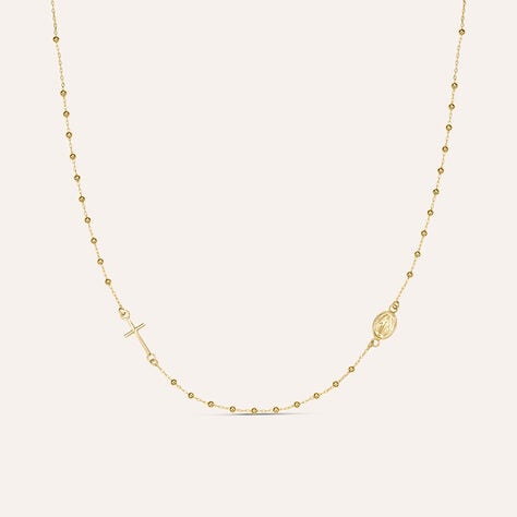 Collana Rosario Holy Oro Giallo - Collane Rosario Donna | Stroili