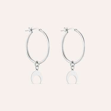 Orecchini A Cerchio Silver Collection Argento Rodiato