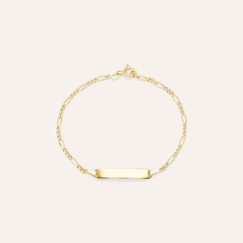 Bracciale Con Targhetta Religious Gold Oro Giallo - Bracciali Bambino | Stroili