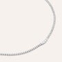 Collana Tennis Silver Elegance Argento Rodiato Cubic Zirconia