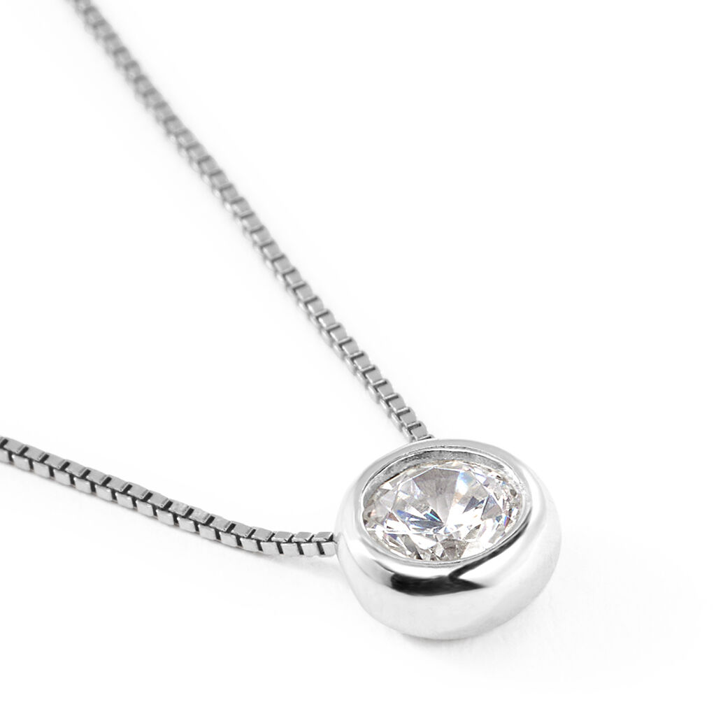 Collana Punto Luce Silver Elegance Argento Rodiato Cubic Zirconia - Collane Punto Luce Donna | Stroili