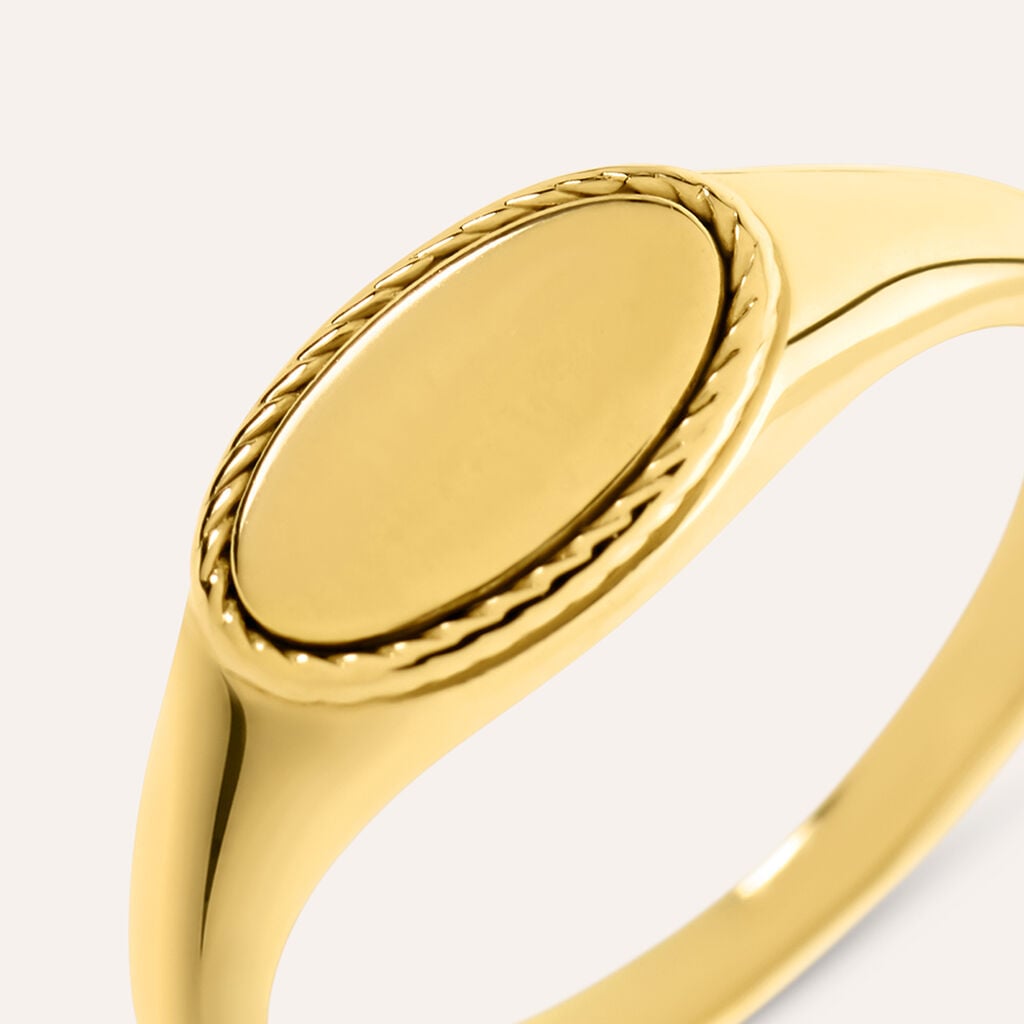 Anello Chevalier Desideria Argento Nobile Dorato