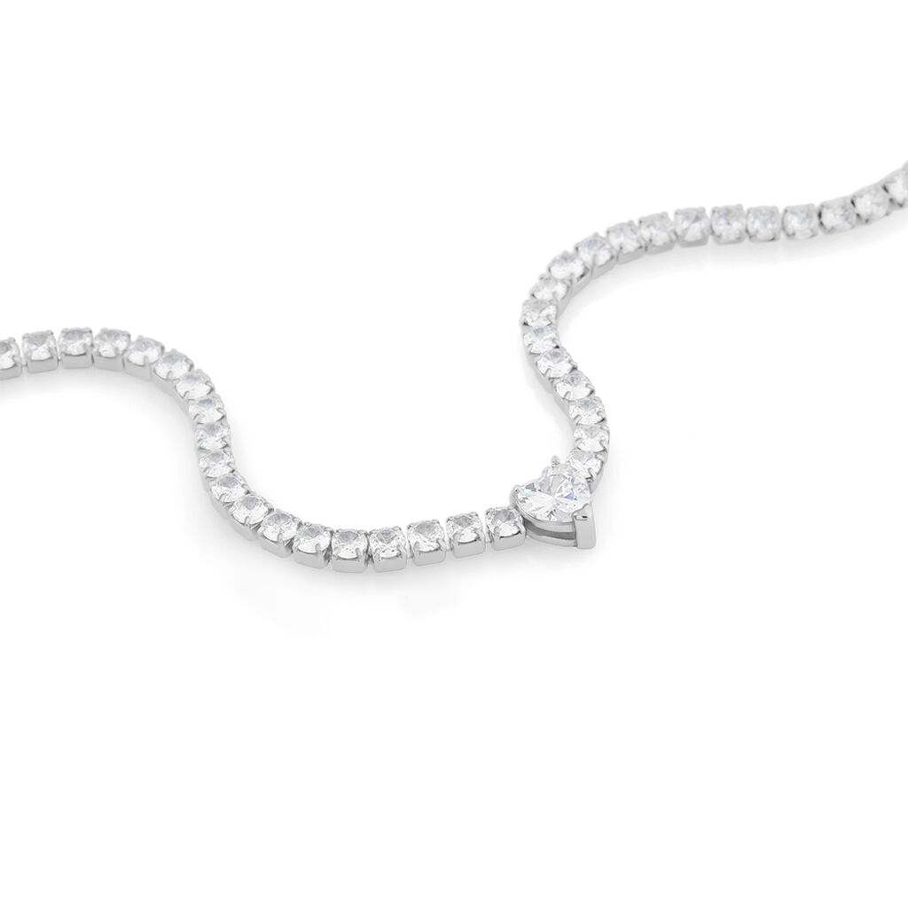 Collana Tennis Lady Chic Acciaio Cristallo - Collane Tennis Donna | Stroili