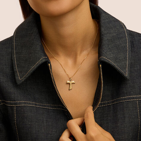 Pendente Holy Oro Giallo - Ciondoli con Incisione Unisex | Stroili