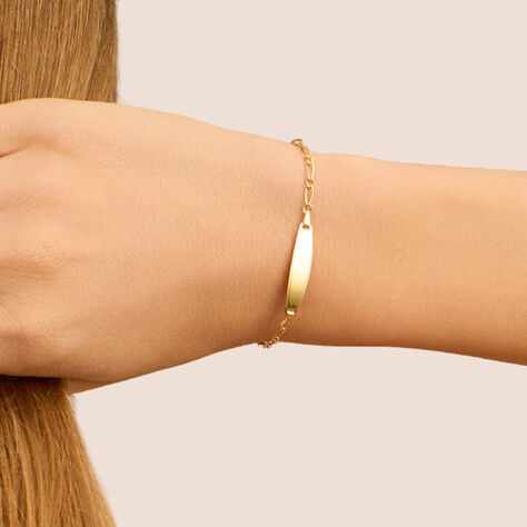 Bracciale Con Targhetta Holy Oro Giallo - Bracciali con Incisione Bambino | Stroili