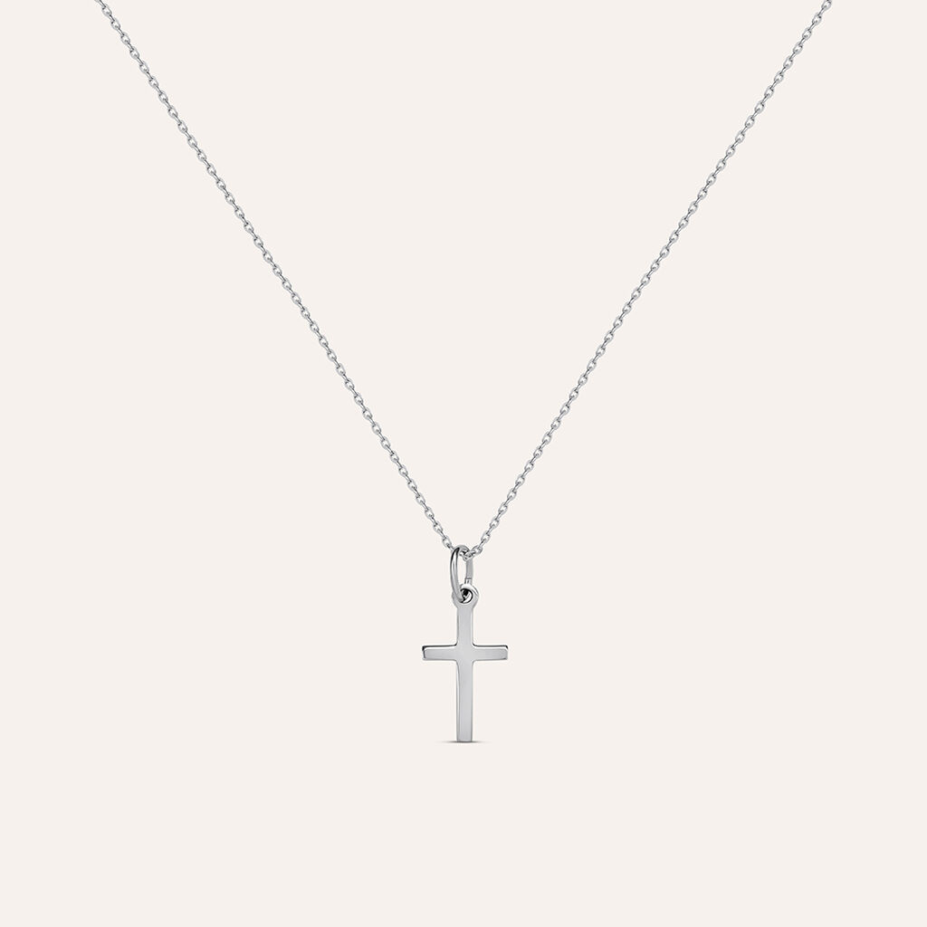 Collana Gentleman Argento Rodiato