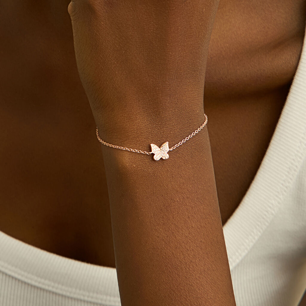 Bracciale Silver Moments Argento Rosa Cubic Zirconia - Bracciali Amicizia Donna | Stroili
