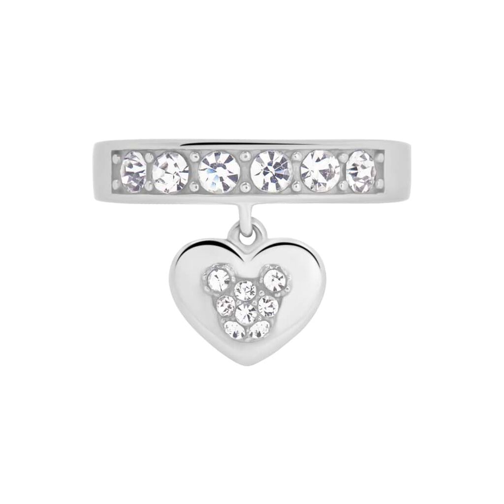 Anello Fantasia Mickey Mouse & Friends Acciaio Cristallo