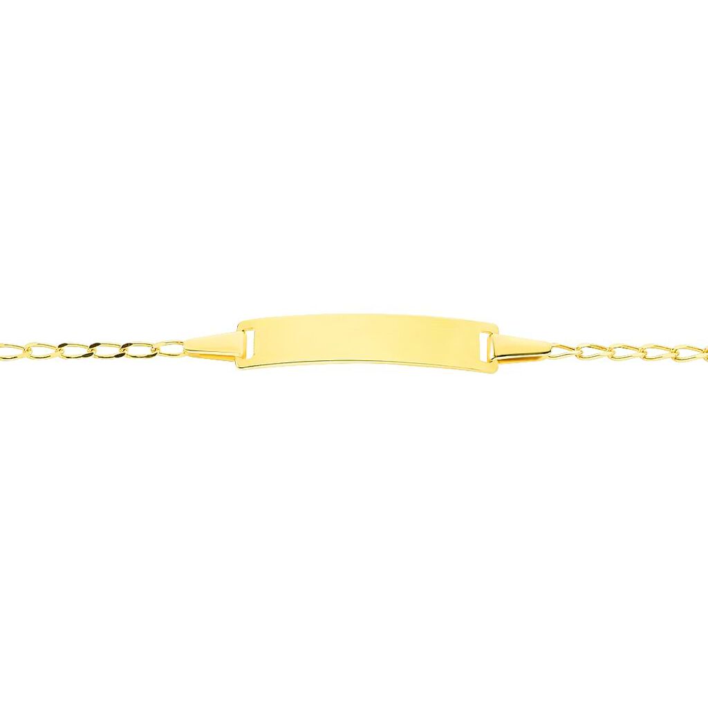 Bracciale Con Targhetta Holy Oro Giallo - Bracciali con Incisione Bambino | Stroili