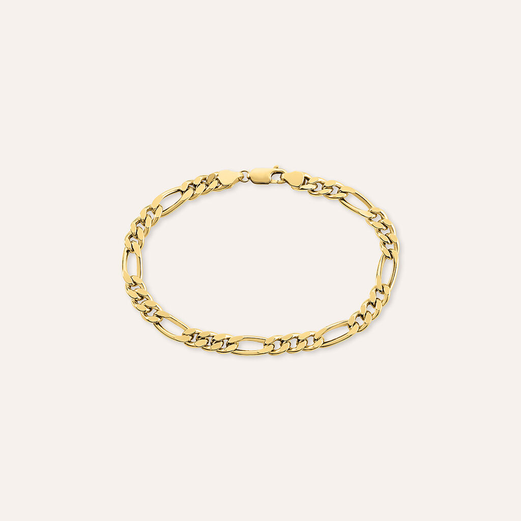 Bracciale Catena Oro Uomo Oro Giallo
