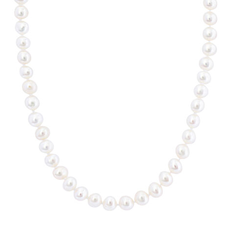 Collana Gabrielle Oro Bianco Perla D'Acqua Dolce - Collane Donna | Stroili