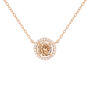 Collana Punto Luce Silver Rainbow Argento Rosa Cubic Zirconia