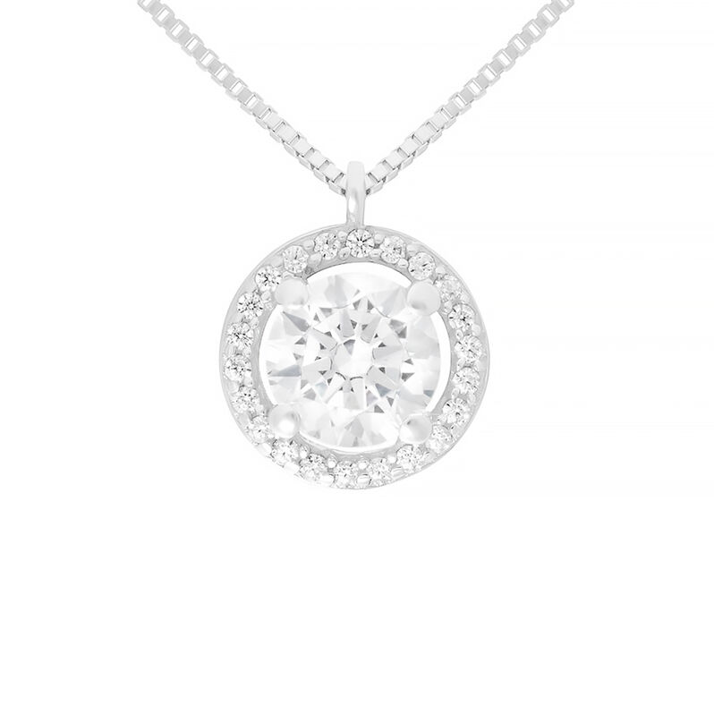 Collana Punto Luce Claire Oro Bianco Cubic Zirconia - Collane Punto Luce Donna | Stroili