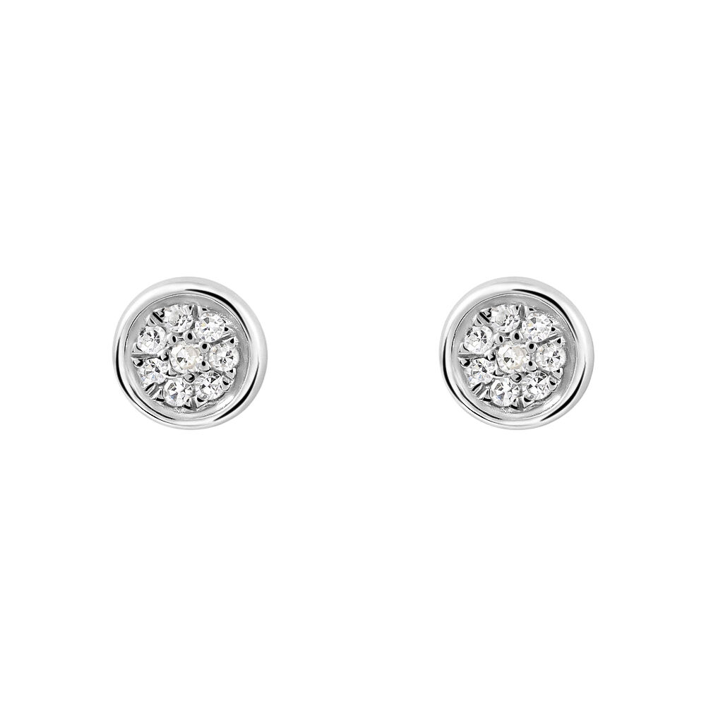 Orecchini oro bianco discount e diamanti stroili
