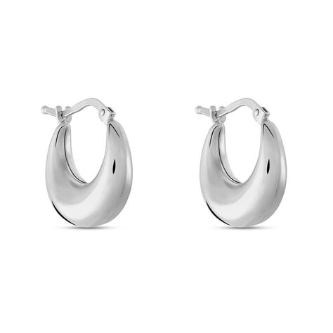 Orecchini A Cerchio Silver Collection Argento Rodiato - Orecchini a Cerchio Donna | Stroili