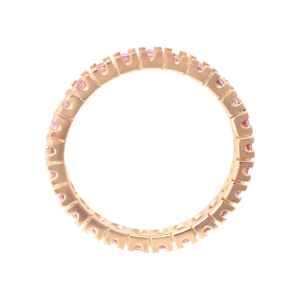 Anello Eternity Silver Rainbow Argento Rosa Cubic Zirconia - Anelli Eternity Donna | Stroili