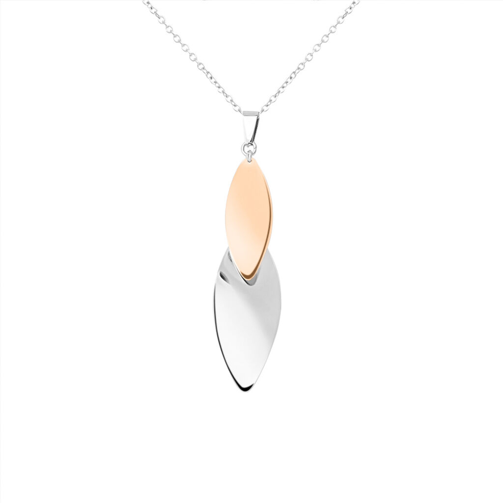 Collana Lady Code Acciaio Bicolore Bianco / Rosa - Collane Donna | Stroili